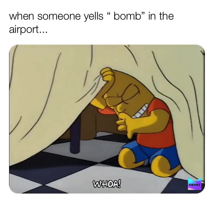 #bombsarentallowedinairports