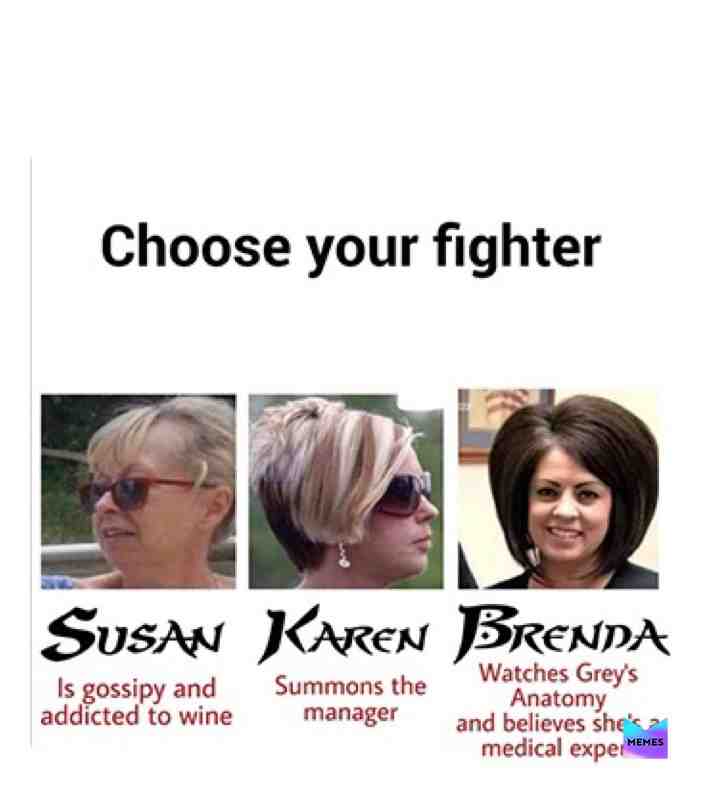#karen #brenda #susan #whitepeople