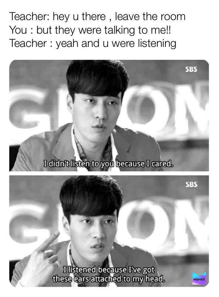 Teachers out there picking on the wrong people π π @school #funny #kdrama #relatable #comebacks #meme