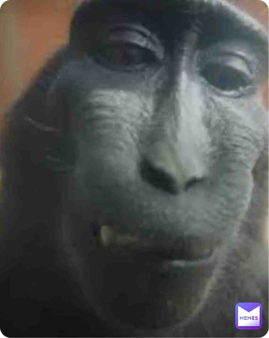 Reject humanity, become monke.😰