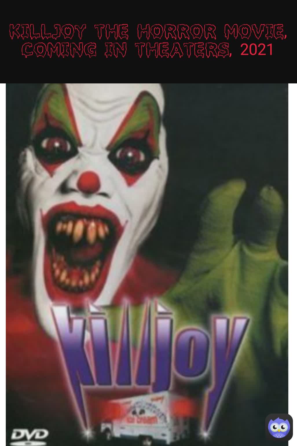 KILLJOY THE HORROR MOVIE, COMING IN THEATERS, 2021