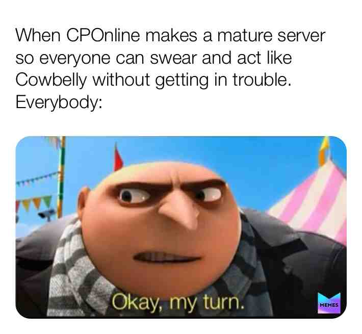 Check out CPOnline, the server Walrus let’s you swear and talk about sex whenever. Just don’t say the N-word, you’ll get banned for a day. #clubpenguinmemes #despicableme #grumemes #cowbellystudios #memes #memesdaily