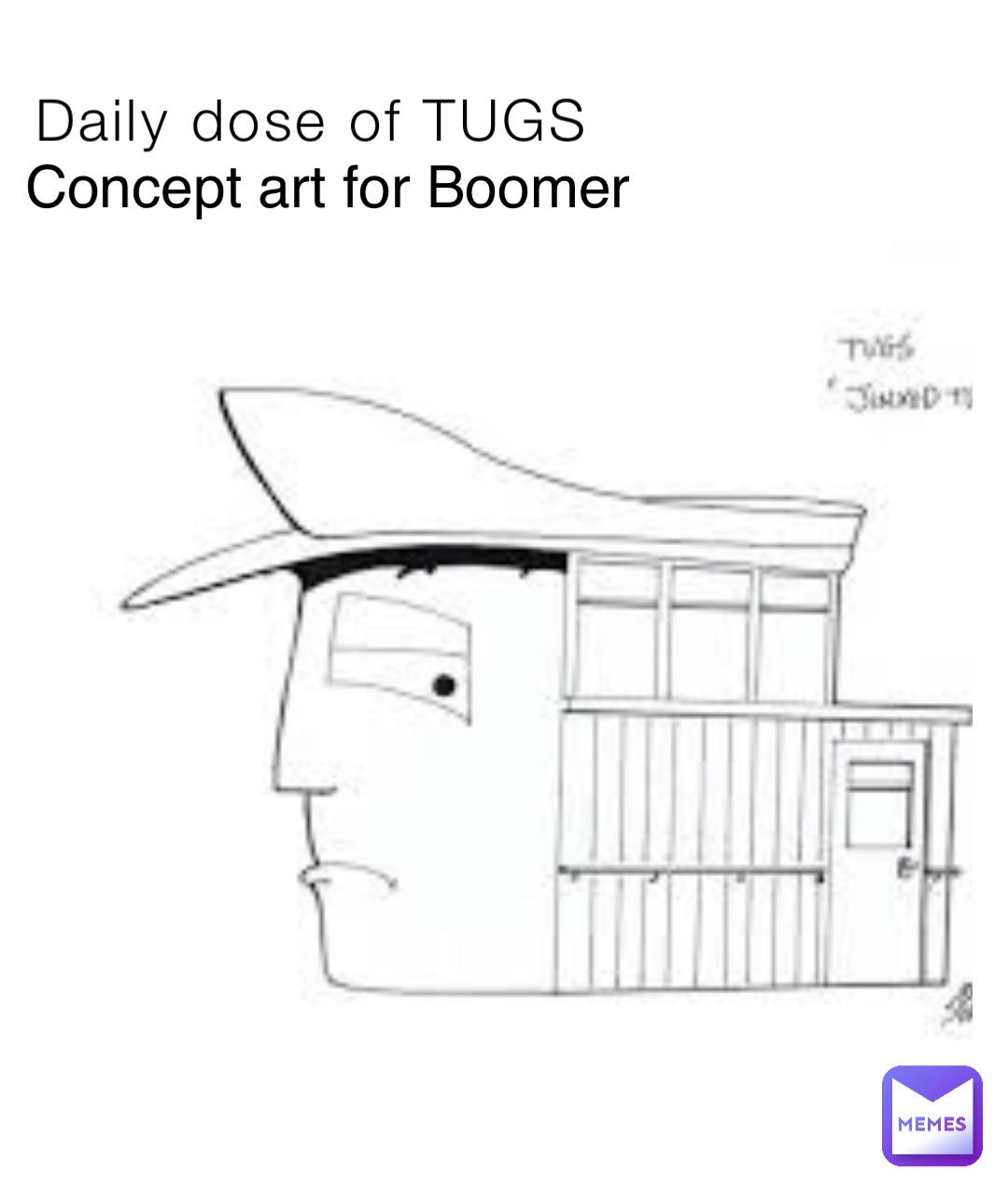 Daily dose of TUGS Concept art for Boomer