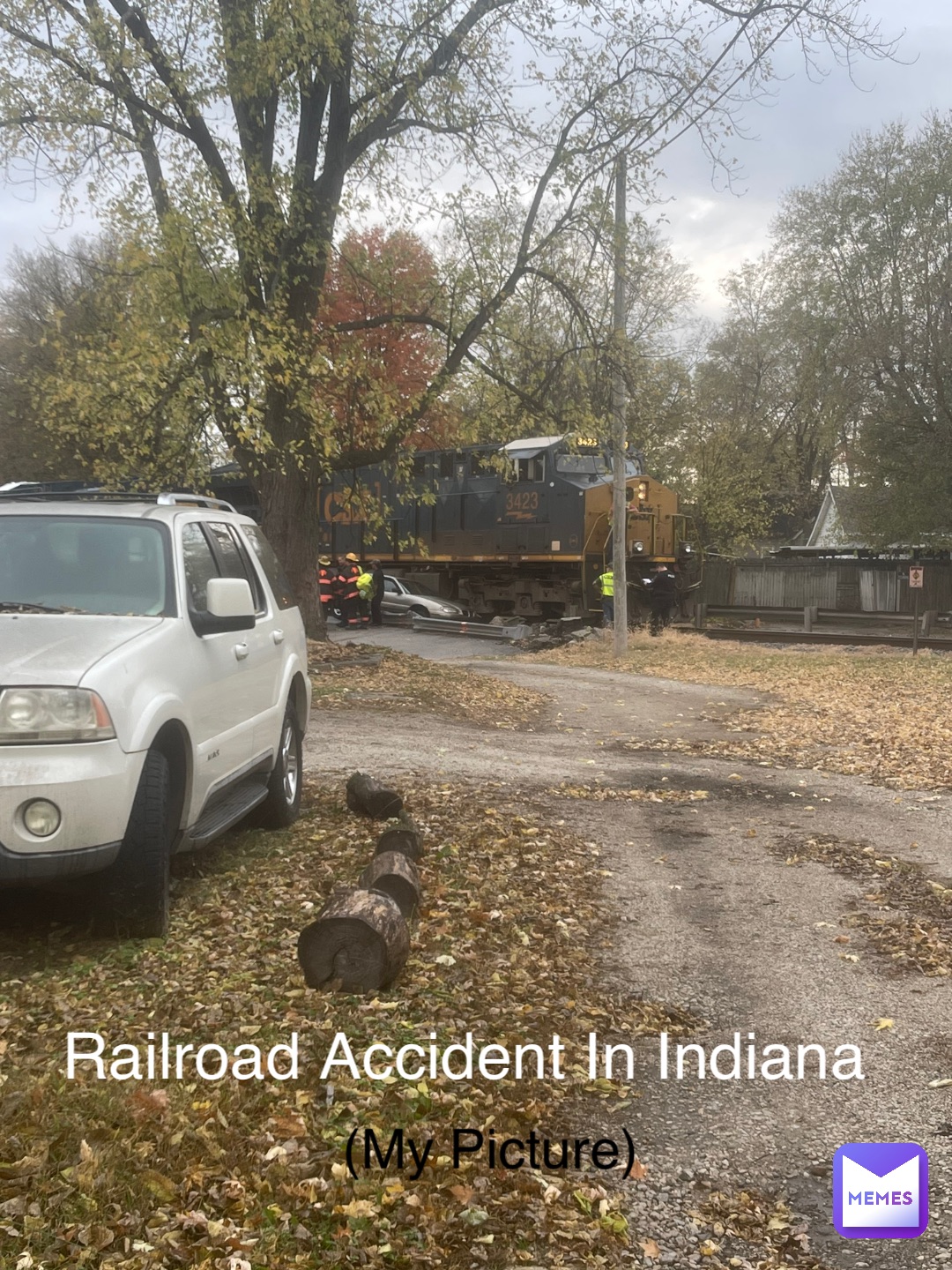 Railroad Accident In Indiana (My Picture)