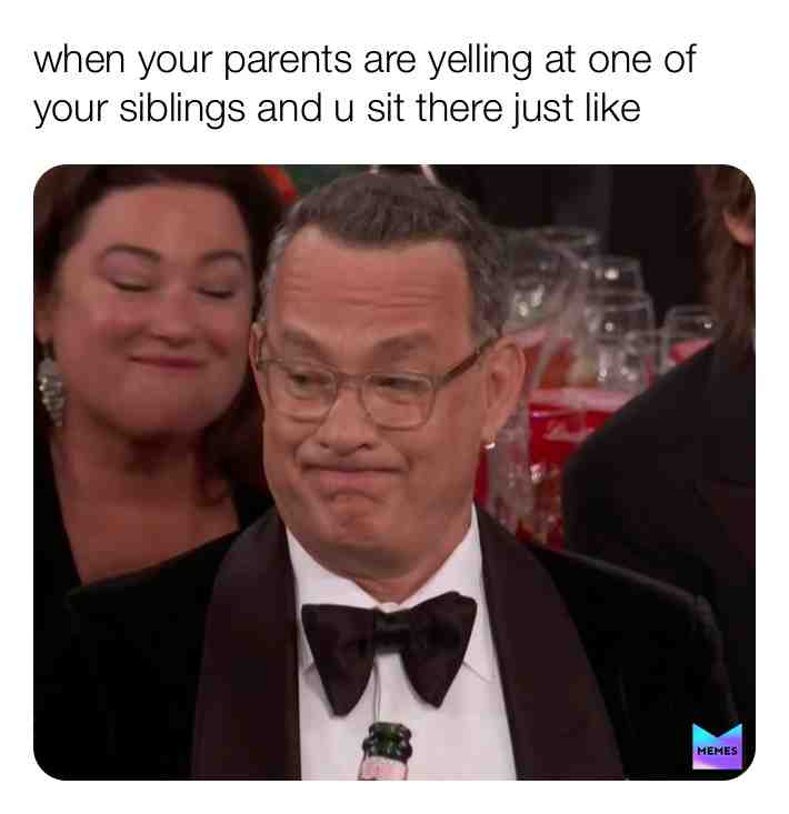 I just stfu cause I donāt wanna get yelled at too #siblings #stfu #notfunny #memes #parents