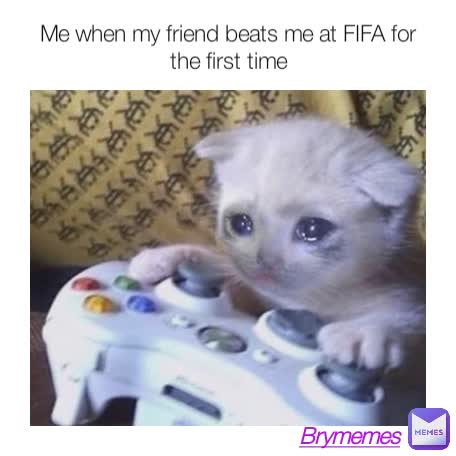 Me when my friend beats me at FIFA for the first time Brymemes