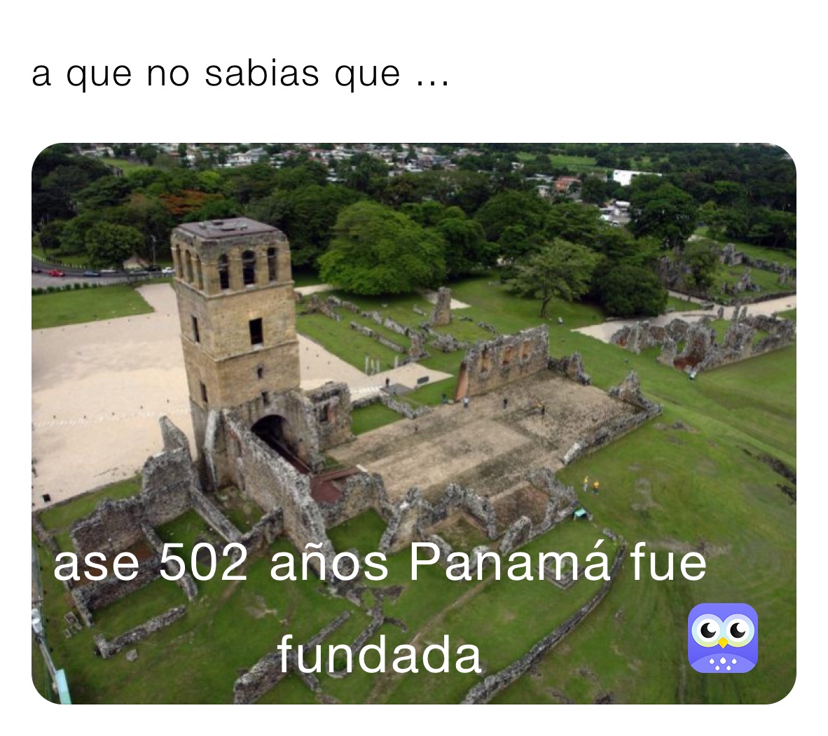 a que no sabias que ...