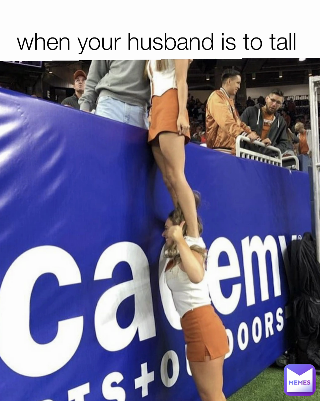 when your husband is to tall 