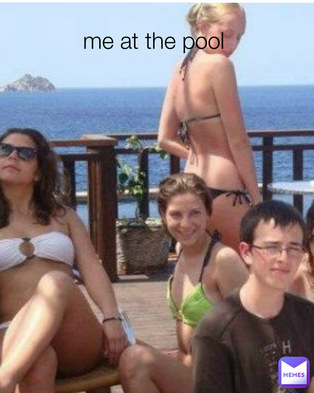 me at the pool 