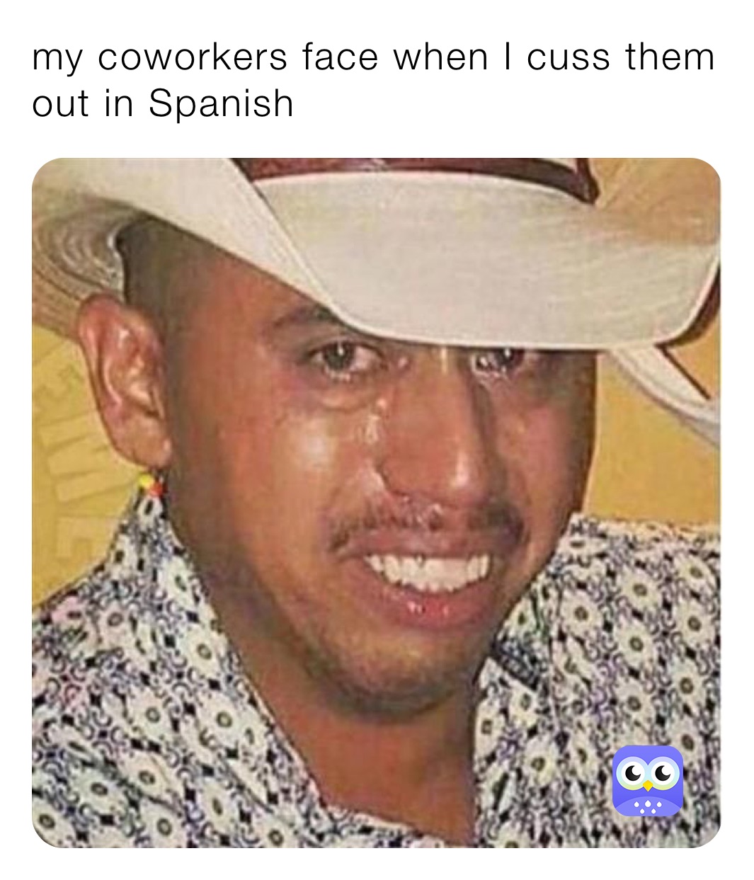 my coworkers face when I cuss them out in Spanish | @lugnutsscreens | Memes