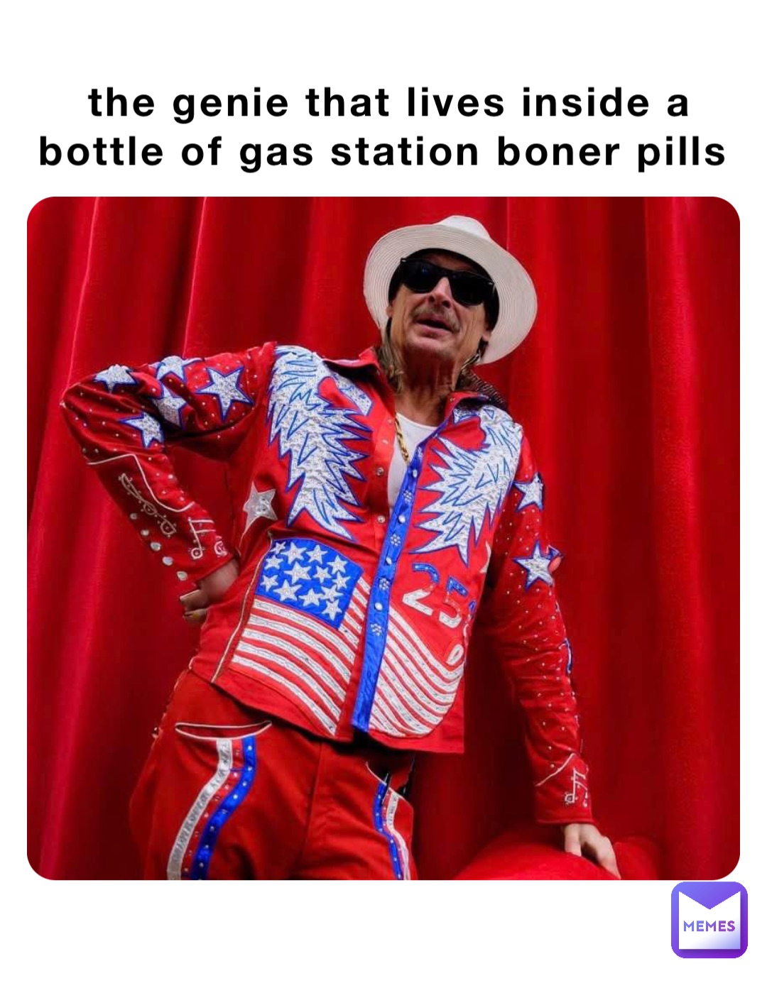 the genie that lives inside a bottle of gas station boner pills
