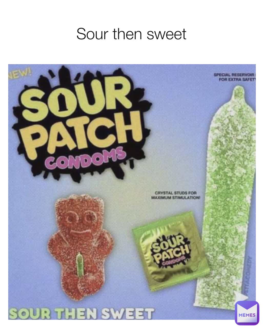 Sour then sweet