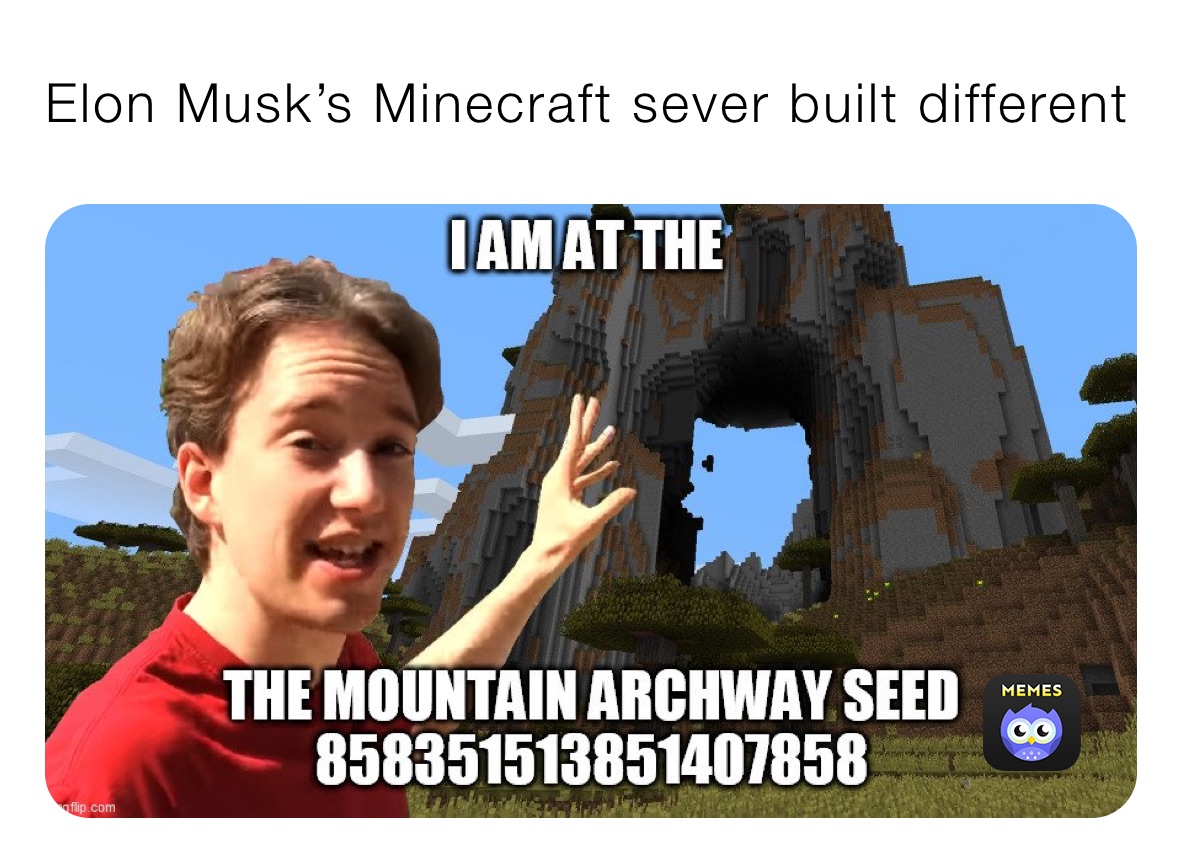 Elon Musk’s Minecraft sever built different 