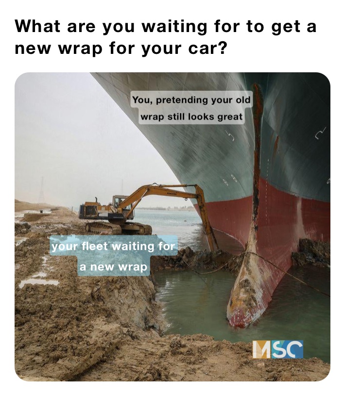 What are you waiting for to get a new wrap for your car?