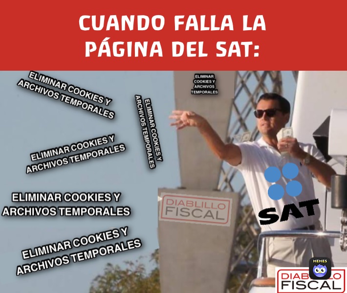 CUANDO FALLA LA
PÁGINA DEL SAT: