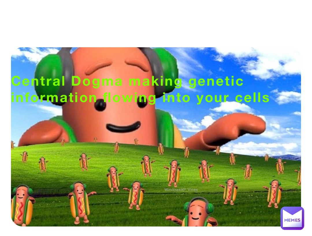 Central Dogma making genetic information flowing into your cells