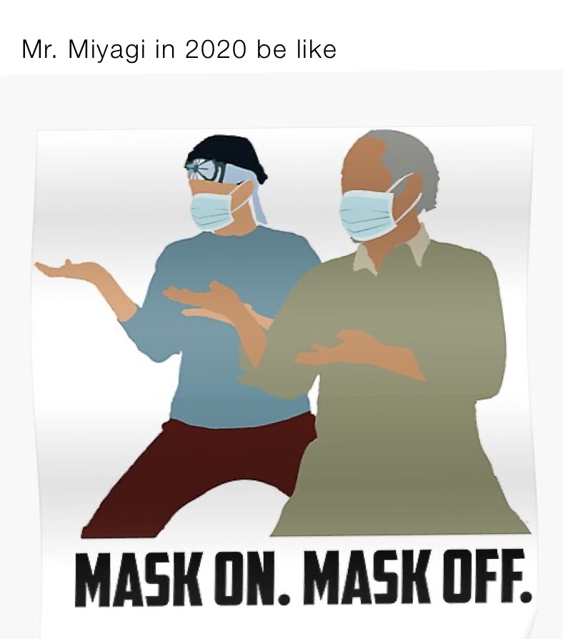 Mr. Miyagi in 2020 be like
