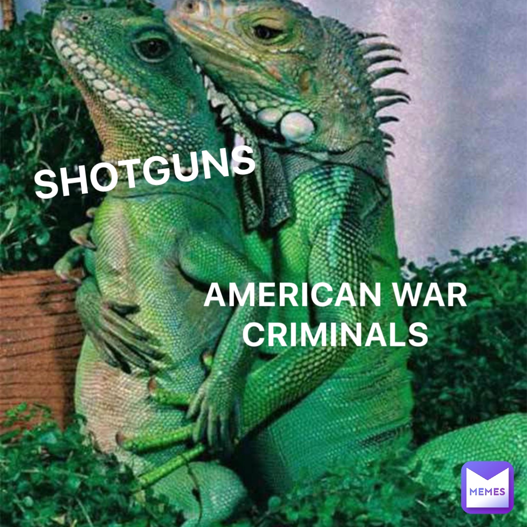 SHOTGUNS AMERICAN WAR CRIMINALS