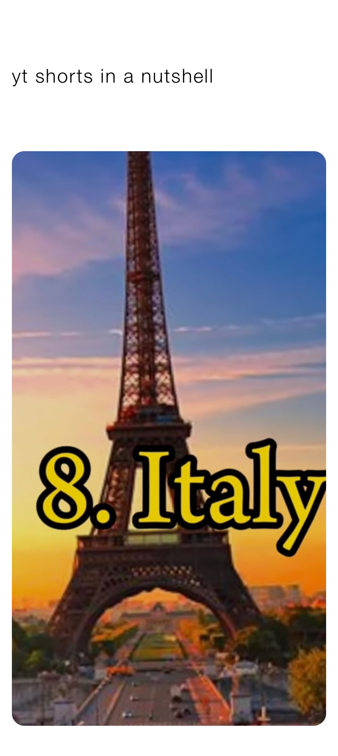 yt shorts in a nutshell