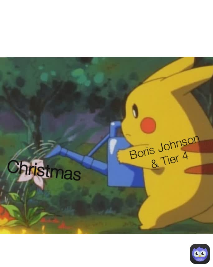 Christmas Boris Johnson 
& Tier 4