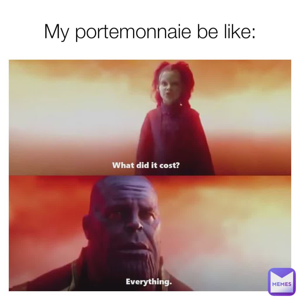 My portemonnaie be like: