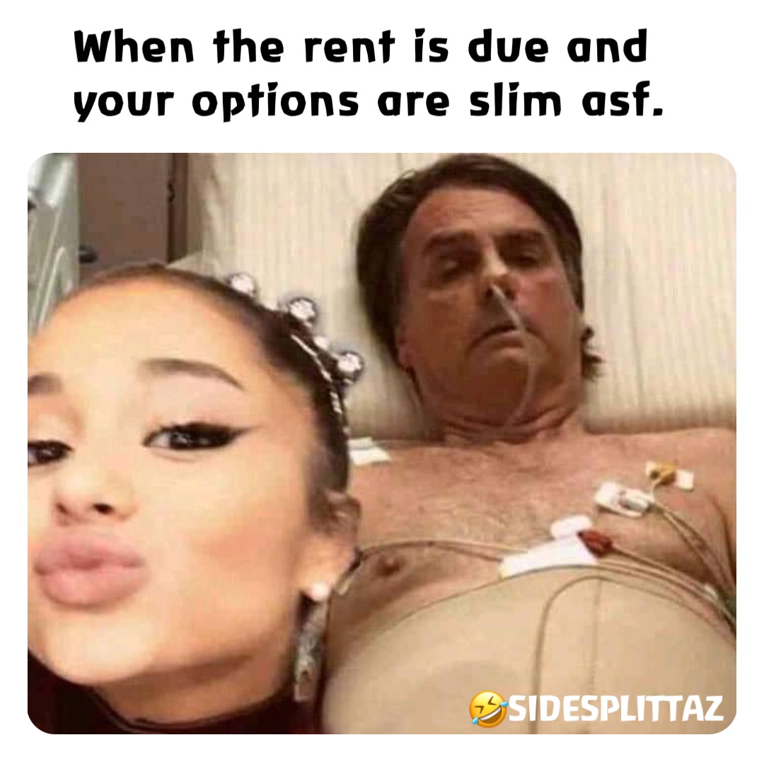 When the rent is due and your options are slim asf. 🤣SIDESPLITTAZ