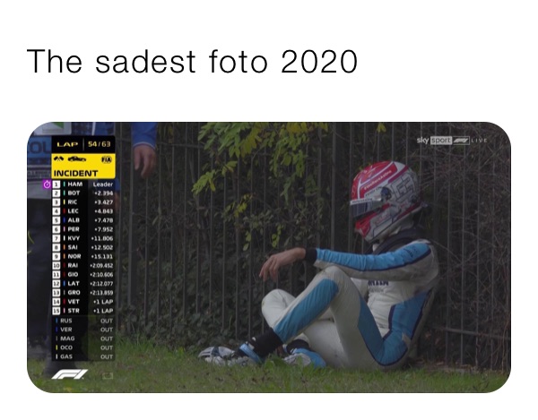 The sadest foto 2020