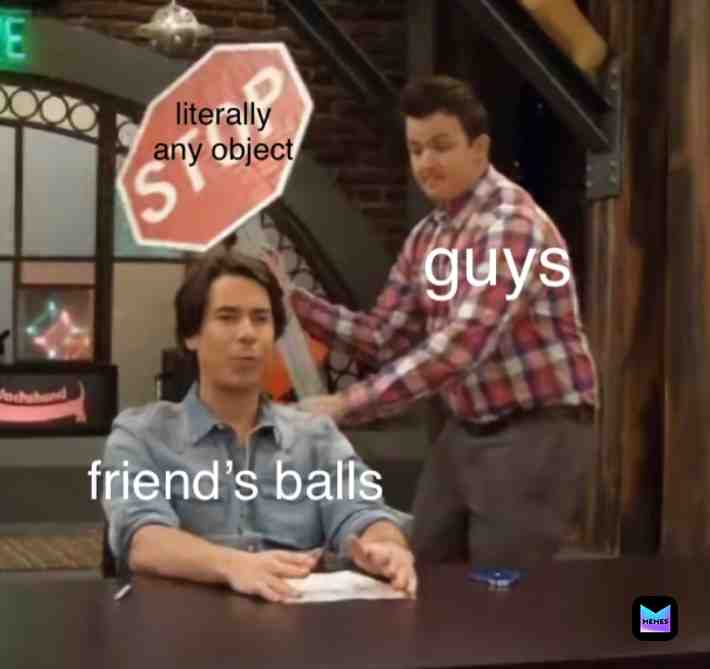 I just hit my friend in the nuts with a metal beyblade