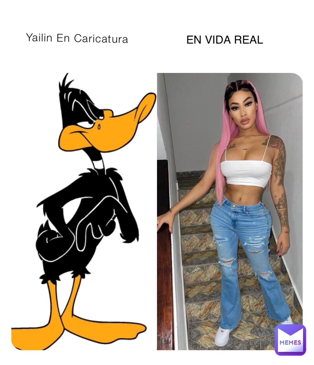 Yailin En Caricatura En Vida Real