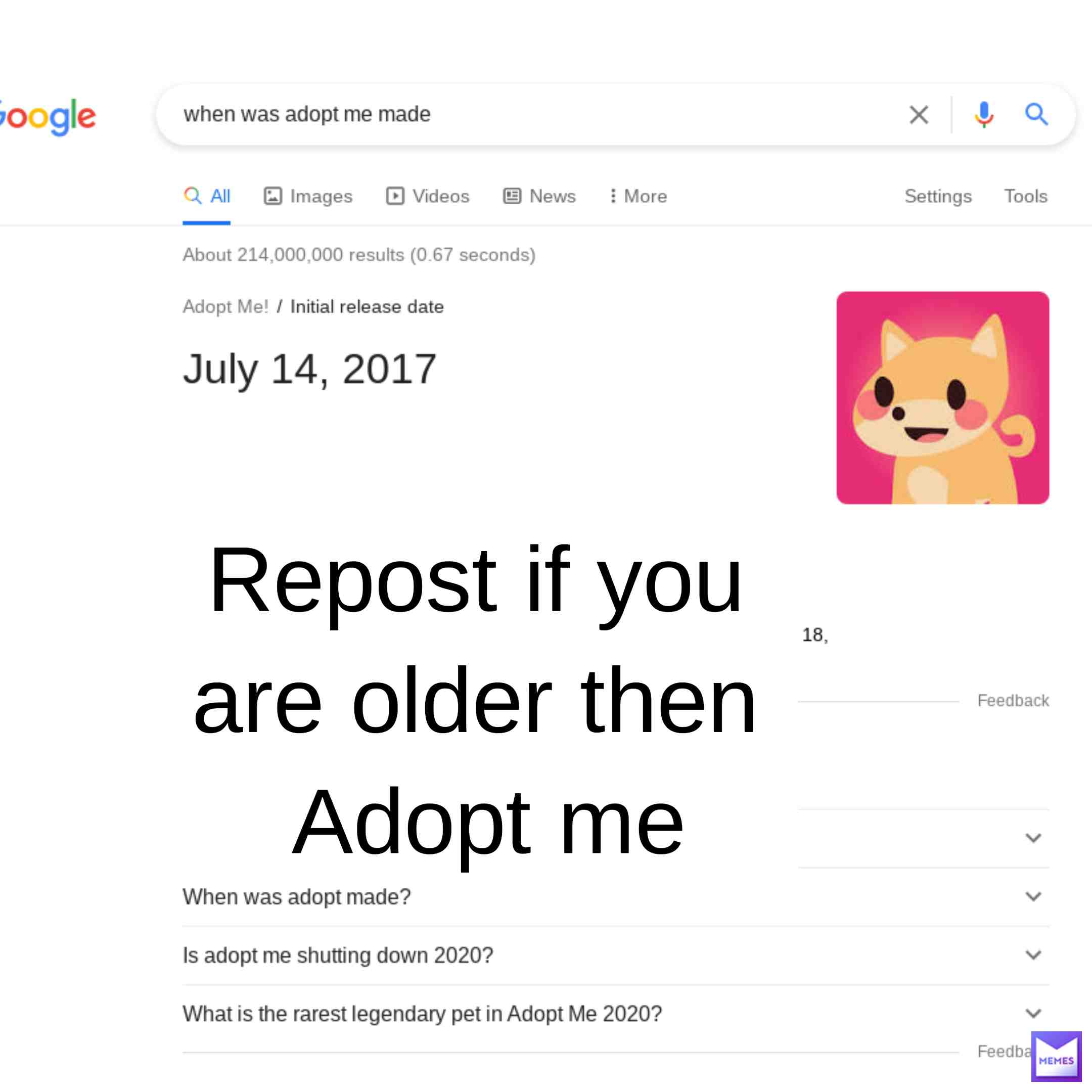 Too old