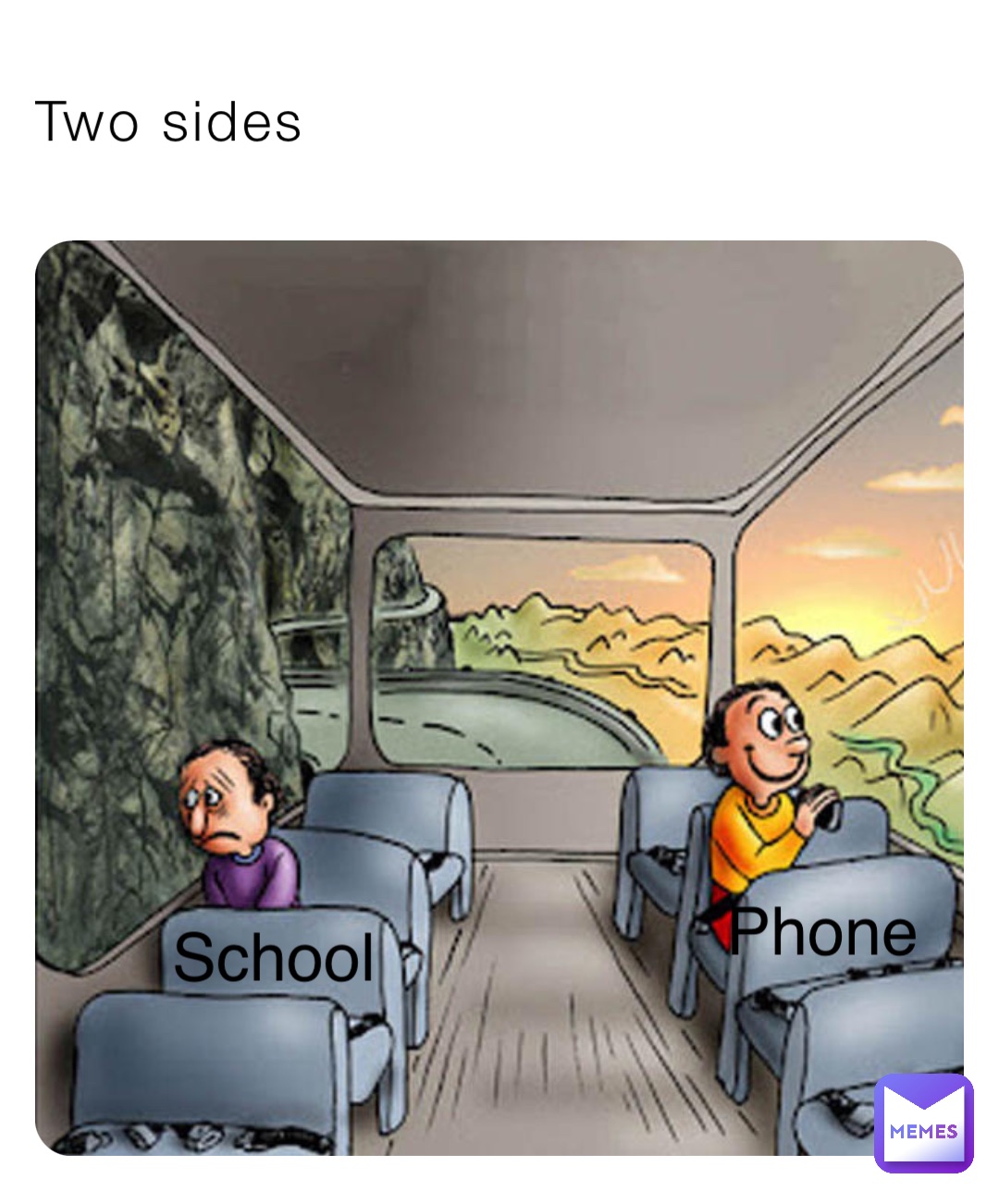 Two sides School Phone