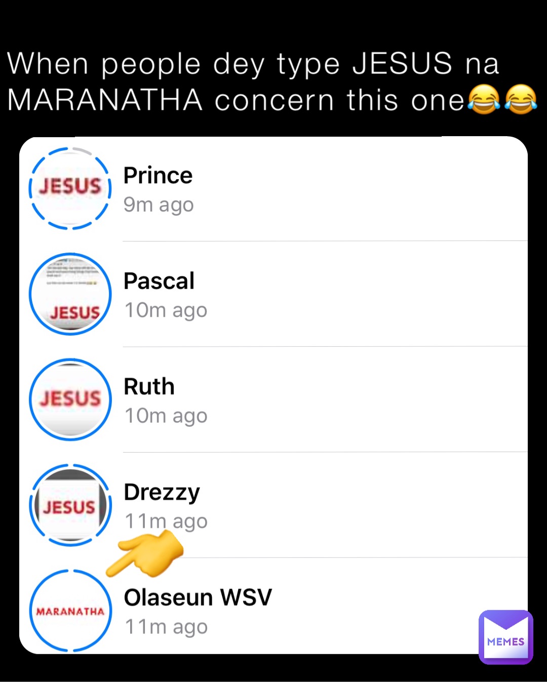 When people dey type JESUS na MARANATHA concern this one😂😂 👈