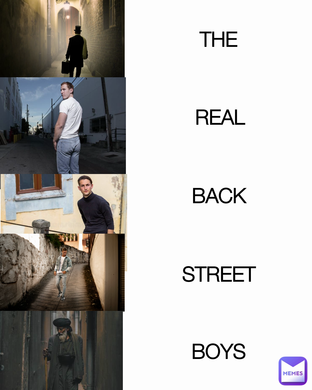 THE REAL BACK STREET BOYS