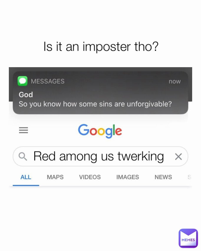 Red among us twerking Is it an imposter tho?