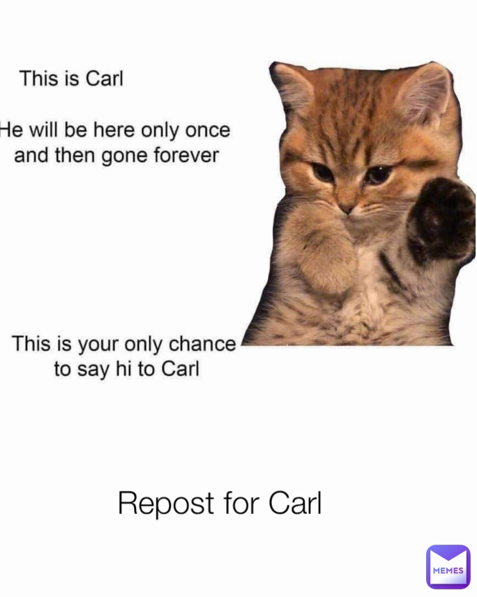 Repost for Carl