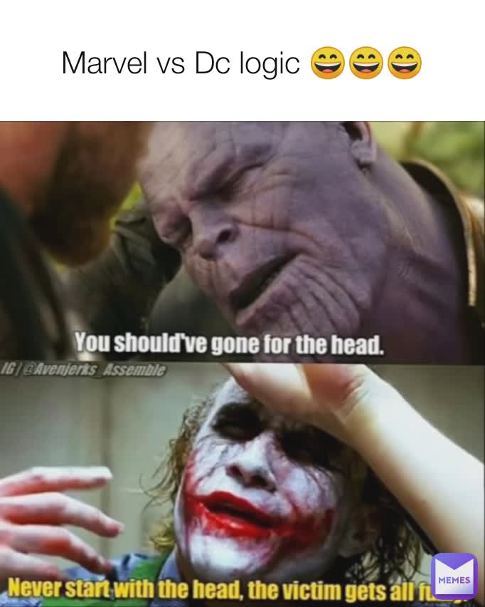 Marvel vs Dc logic 😄😄😄