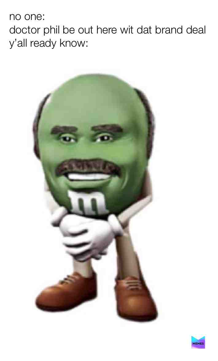 m&m with the man himself??  #drphil  #m&m