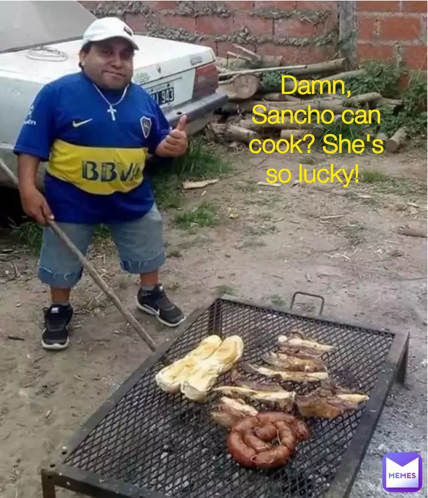 Damn, Sancho can cook? She's so lucky! 