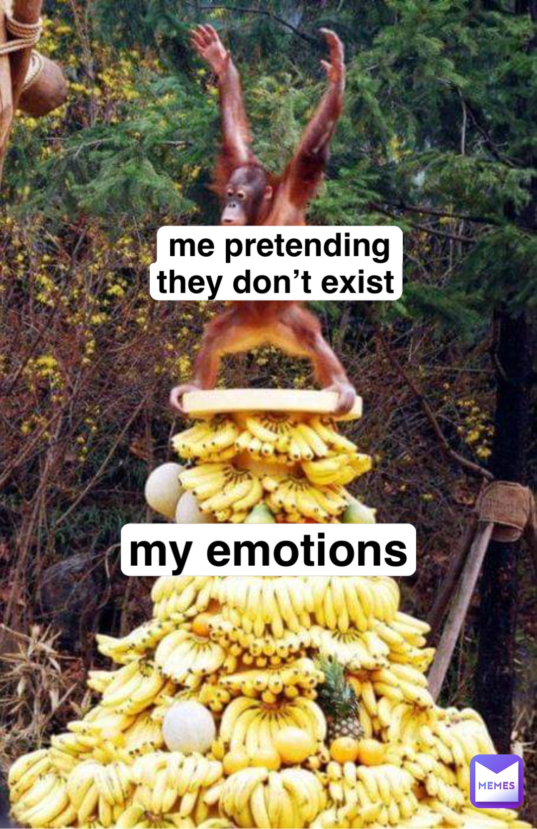 me pretending they don’t exist my emotions