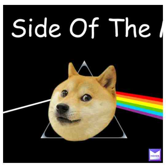 doge side of the moon for all my pink floyd fans #doge #dogecoin