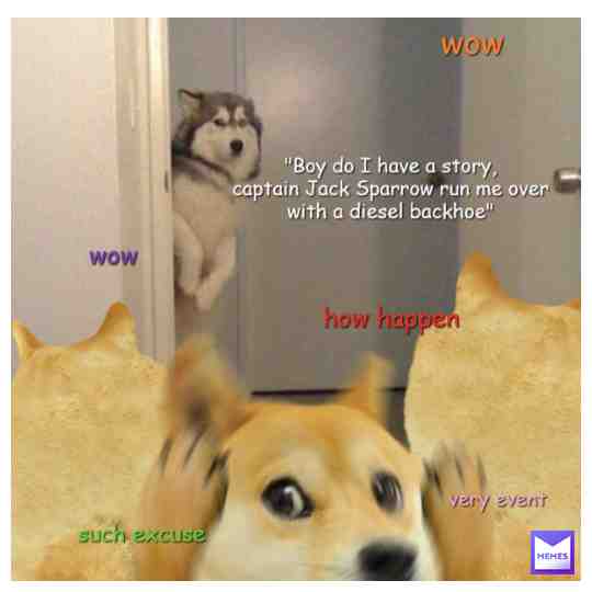 https://dogemuchwow.com/random-excuse-generator/ #doge #dogecoin #dogearmyyyyy