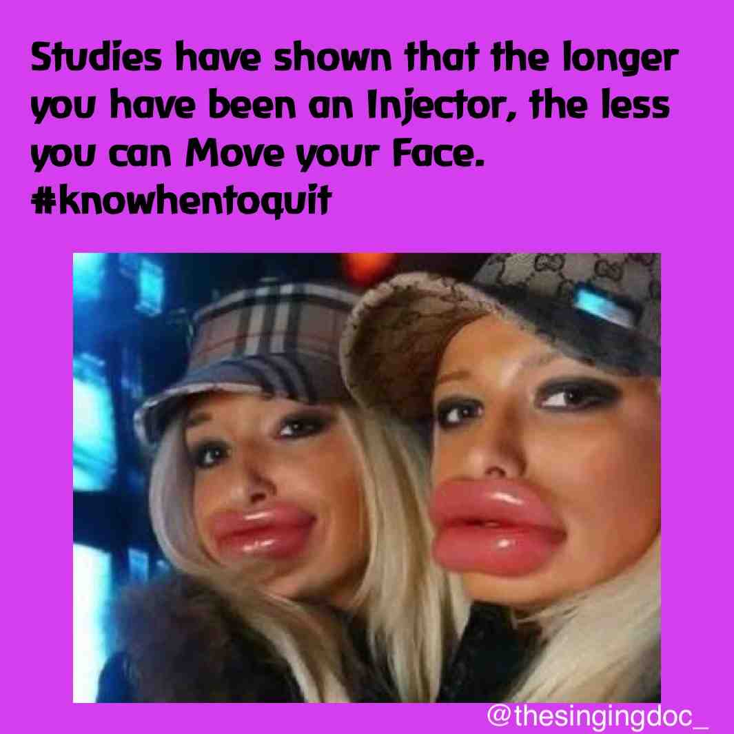 #funnymemes #aesthetics #fillers #botox