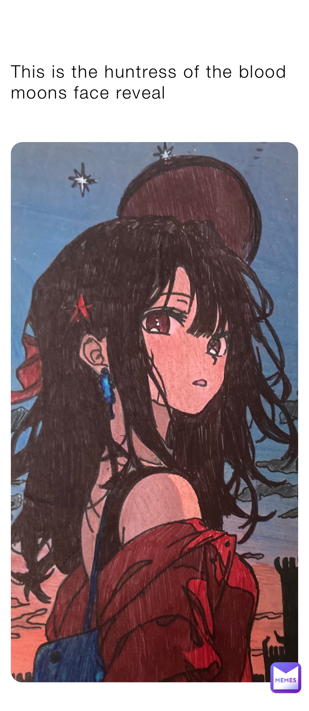 This is the huntress of the blood moons face reveal