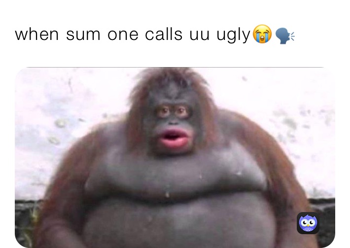 when sum one calls uu ugly😭🗣