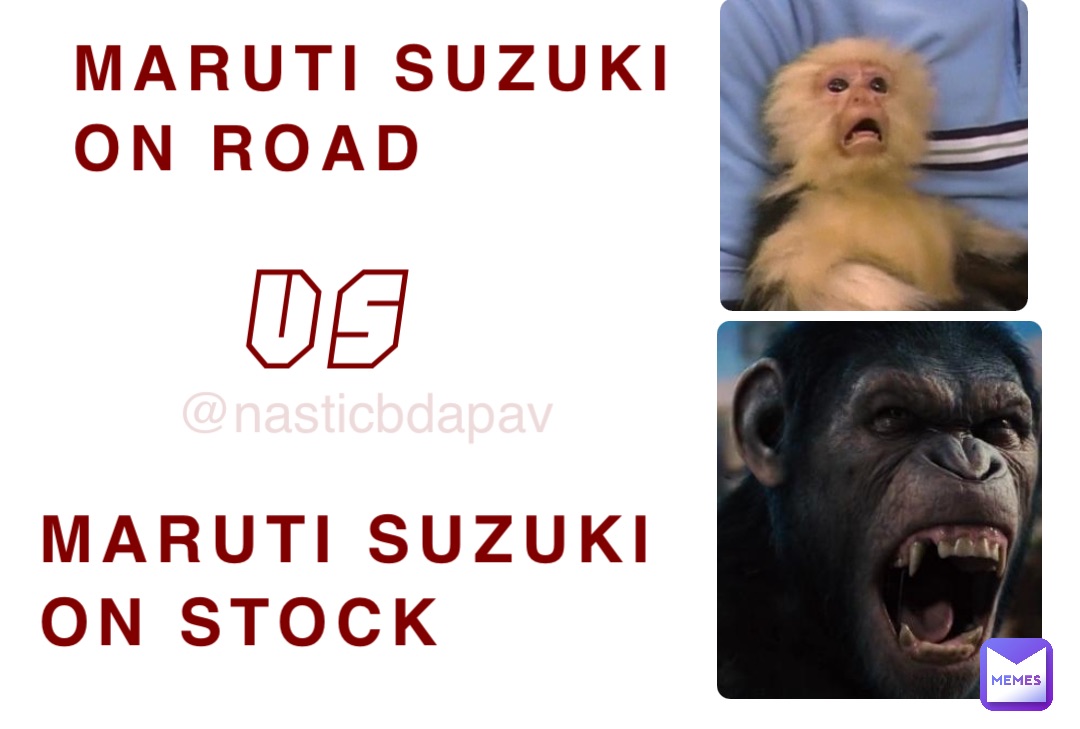 MARUTI SUZUKI ON STOCK Maruti suzuki on road VS