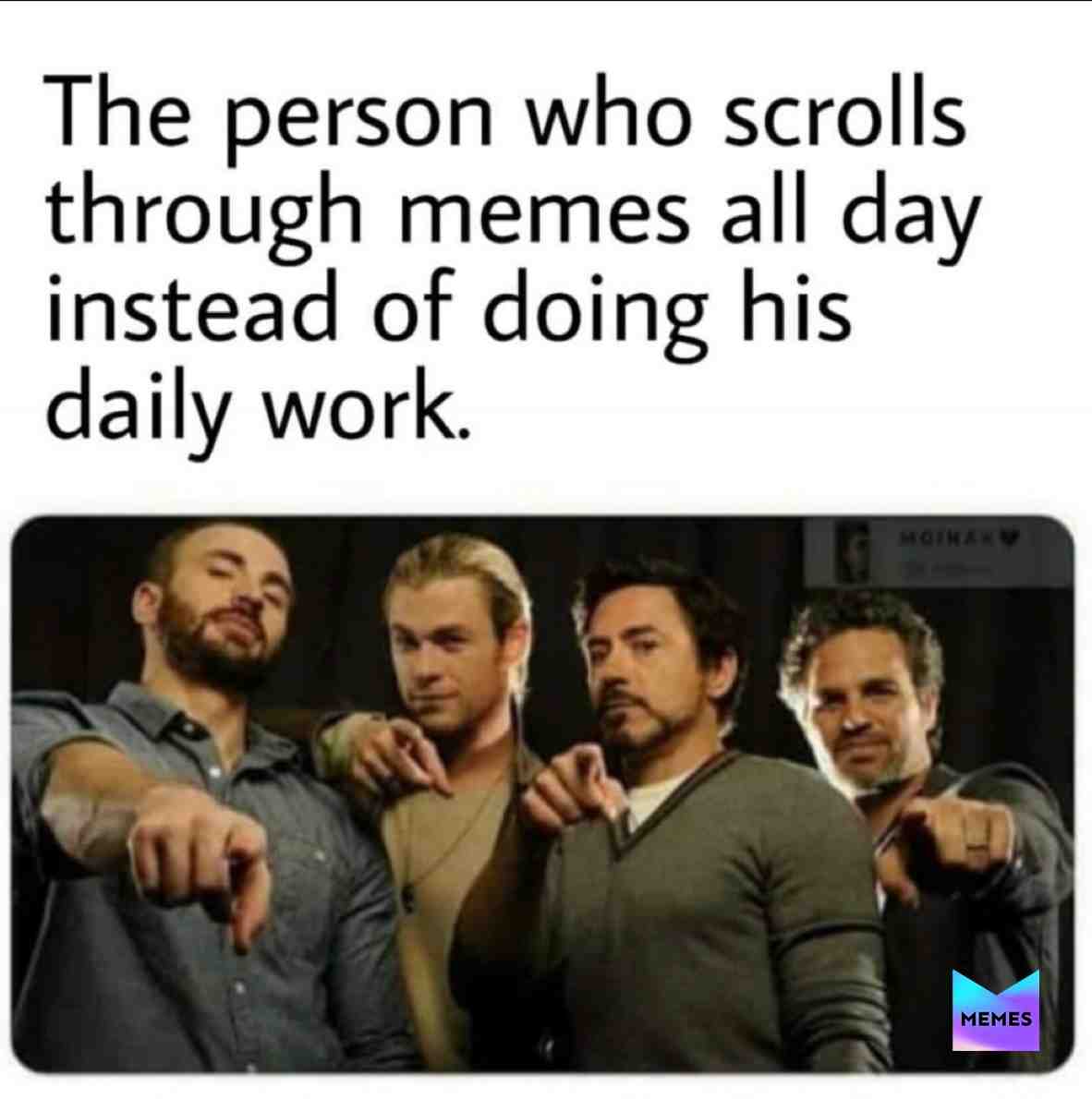 It’s okay I do it too🤷♀️😂 #relatable go follow @marvel_things for good quality marvel memes
