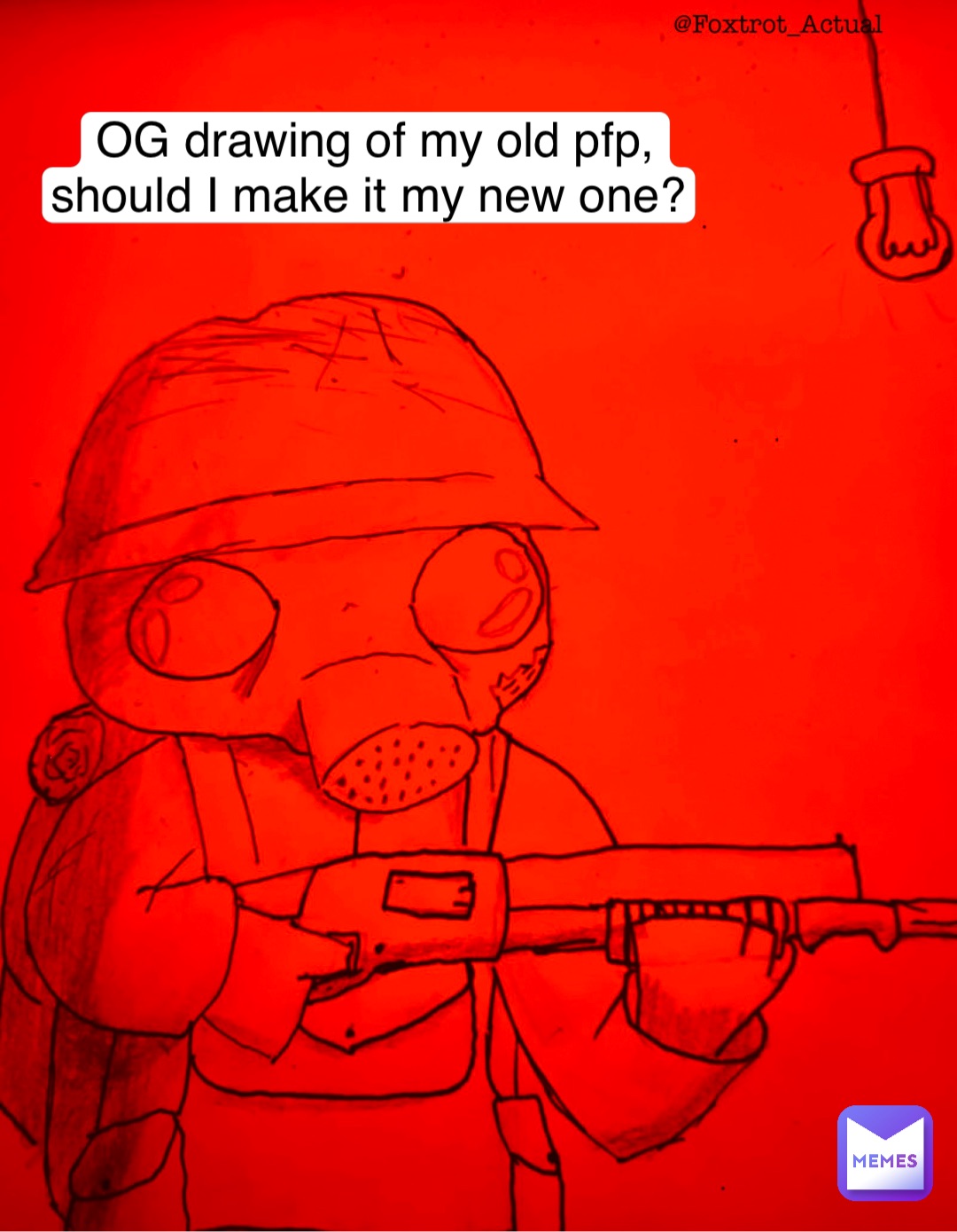 OG drawing of my old pfp, 
should I make it my new one?