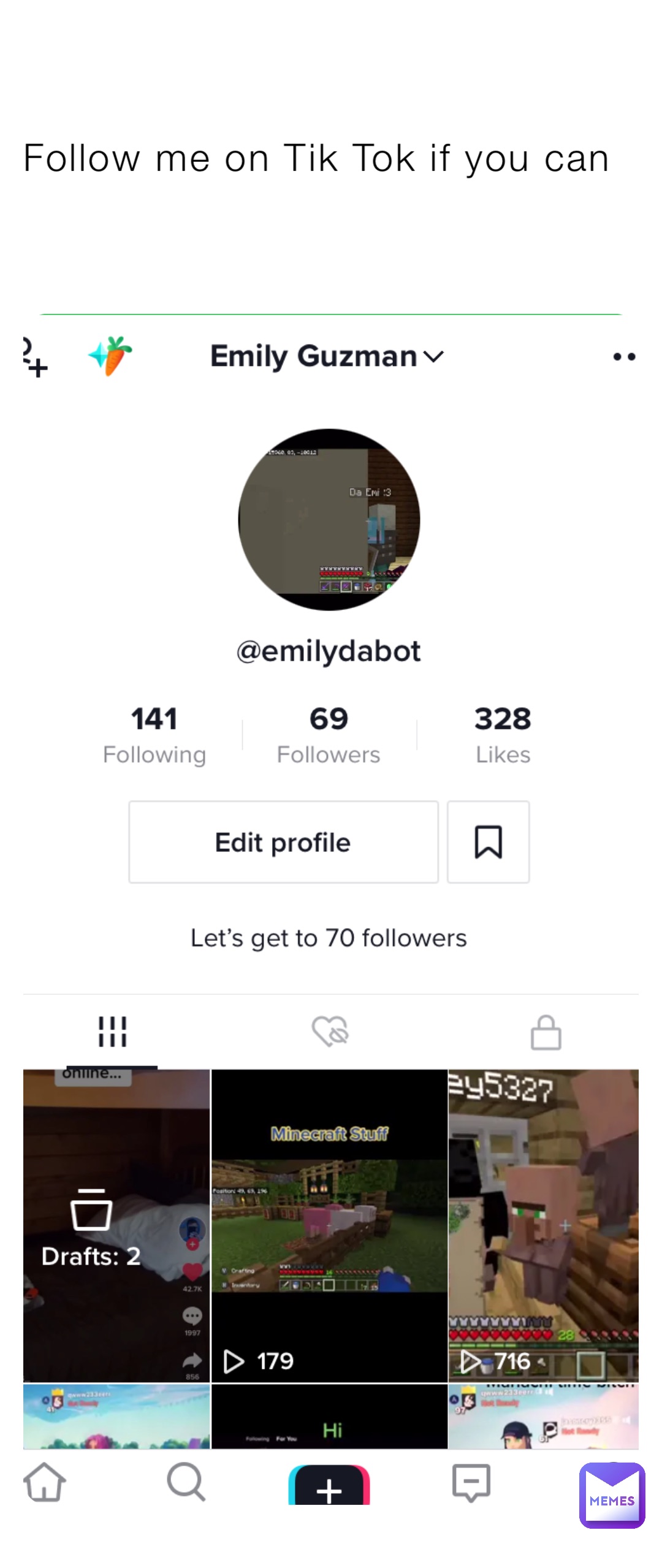 Follow Me On Tik Tok If You Can Da Memes 2 0 Memes follow-me-on-tik-tok-if-you-can-da-memes-2-0-memes