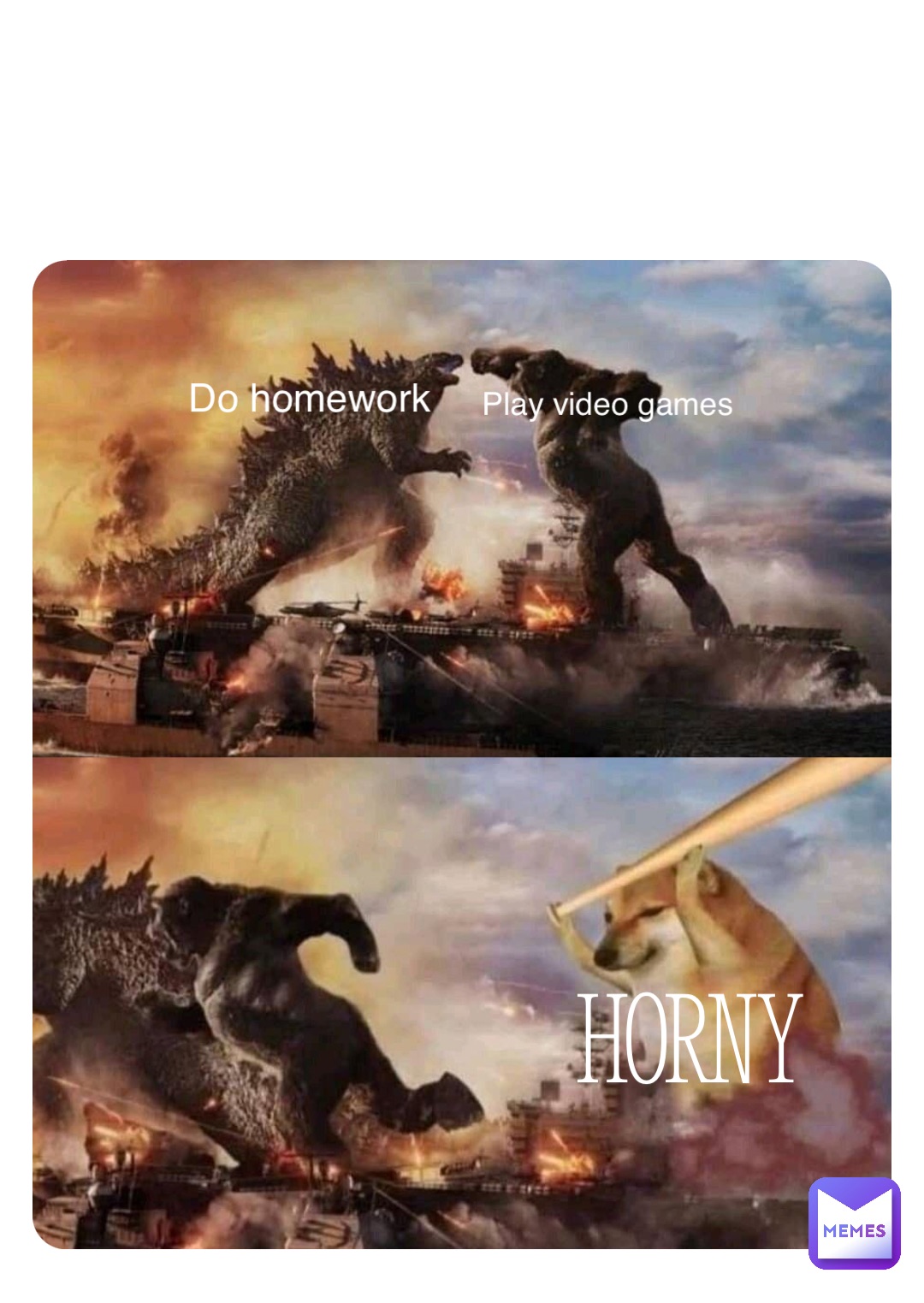 Double tap to edit Do homework Play video games HORNY