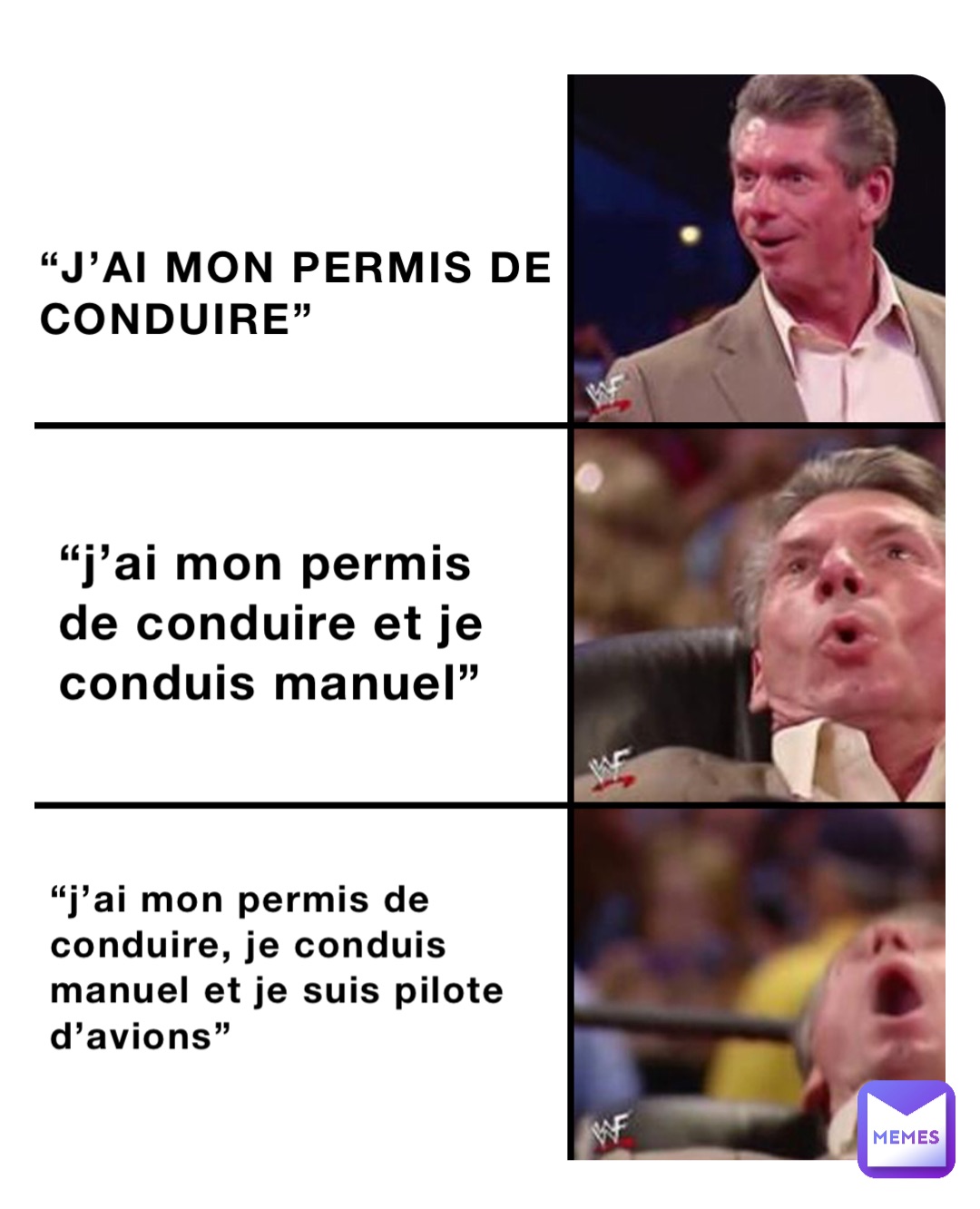 “j’ai mon permis de conduire” “J’AI MON PERMIS DE CONDUIRE ET JE CONDUIS MANUEL” “J’AI MON